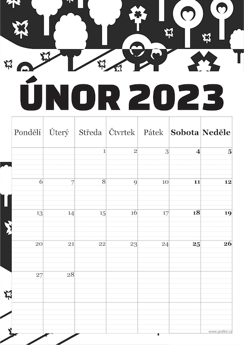 Grafikli kalendář 2023 - strana 3