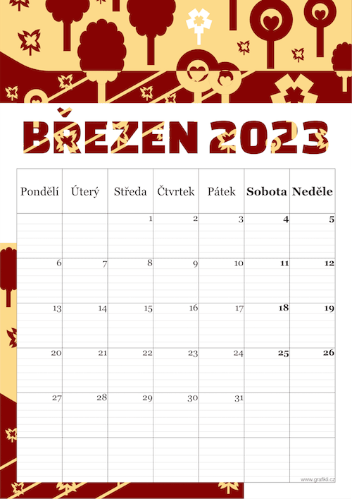 Grafikli kalendář 2023 - strana 4