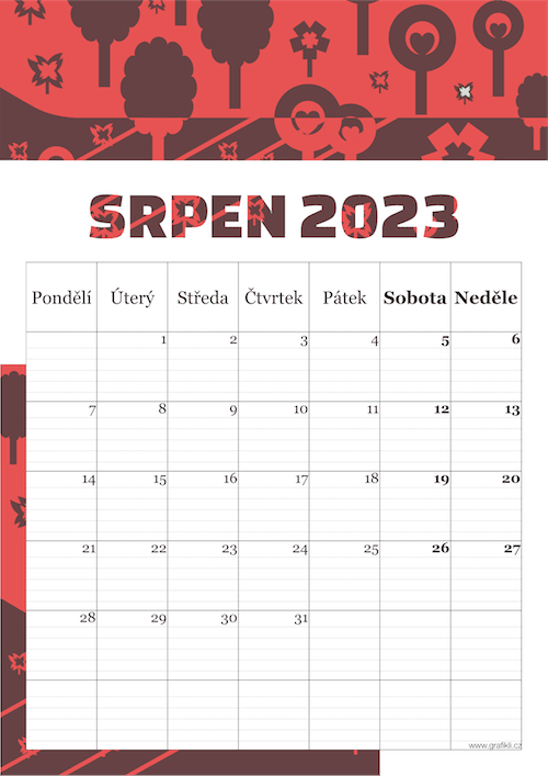 Grafikli kalendář 2023 - strana 9