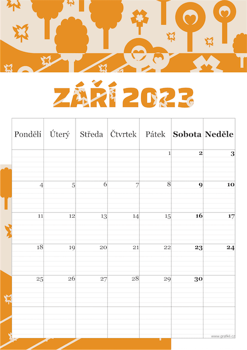 Grafikli kalendář 2023 - strana 10
