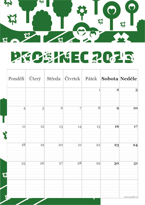 Grafikli kalendář 2023 - strana 13